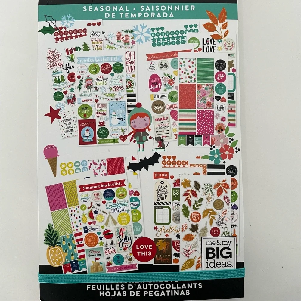 The Happy Planner Seasonal‎ Sticker Book Booklet - Picture 3 of 9